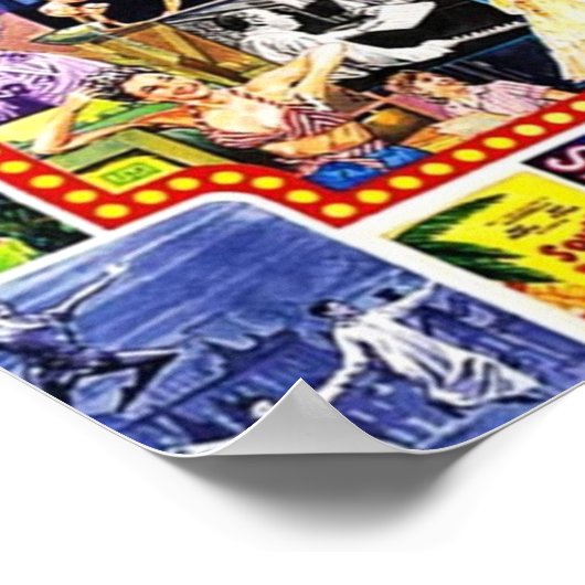 ブロードウェイコラージュ ポスター (角)