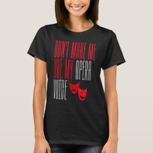 ブロードウェイシアターシンガーオペラボイスミュージカルACTO Tシャツ
