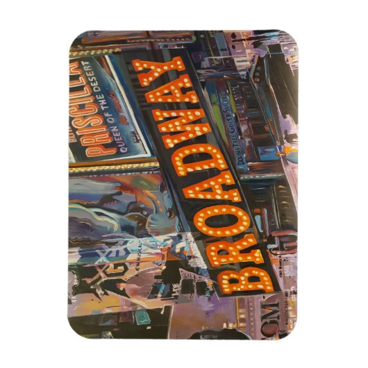 ブロードウェイネオンライト マグネット (縦)