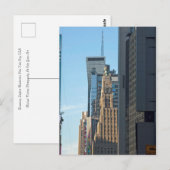 ブロードウェイマンハッタンニューヨークシティ ポストカード (正面/裏面)