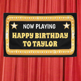 ブロードウェイマーキーカスタム文字 横断幕