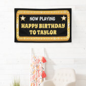 ブロードウェイマーキーカスタム文字 横断幕 (インサイチュ)