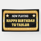 ブロードウェイマーキーカスタム文字 横断幕 (横)