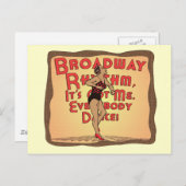 ブロードウェイリズム ポストカード (正面/裏面)