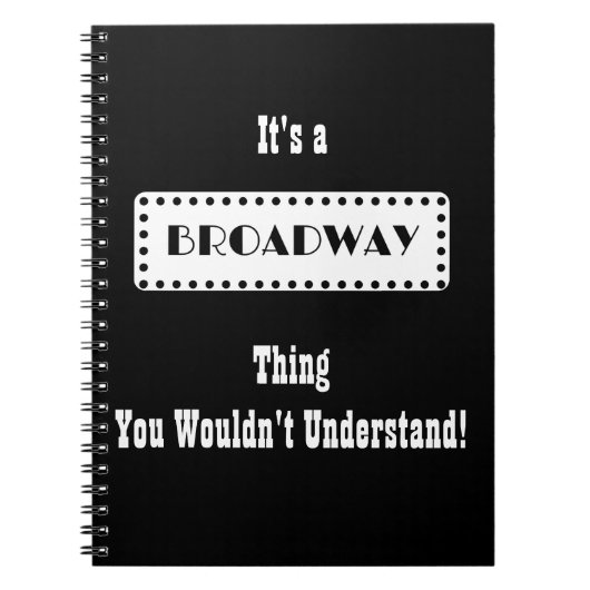 ブロードウェイ仕訳帳 ノートブック (正面)