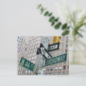 ブロードウェイ及びニューヨークシティの第44 -郵便はがき ポストカード (スタンド正面)