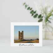 ブロードウェイ塔(コッツウォールズ白いはがき) ポストカード (スタンド正面)