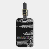 ブロードウェイ夜 ラゲッジタグ (正面縦)
