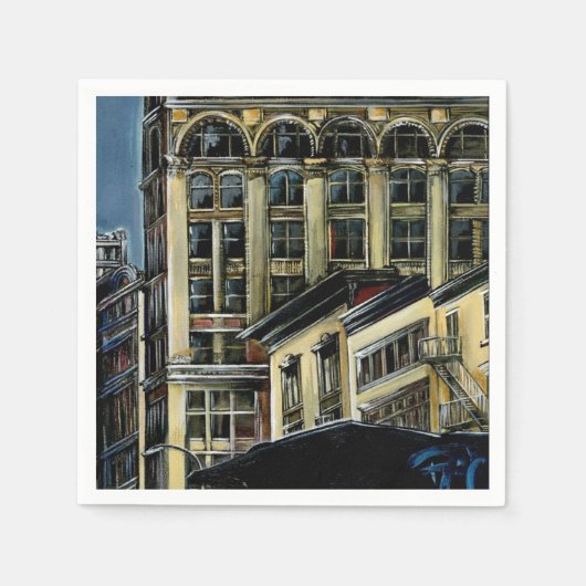 ブロードウェイ最高のス、ニューヨーク スタンダードカクテルナプキン (正面)