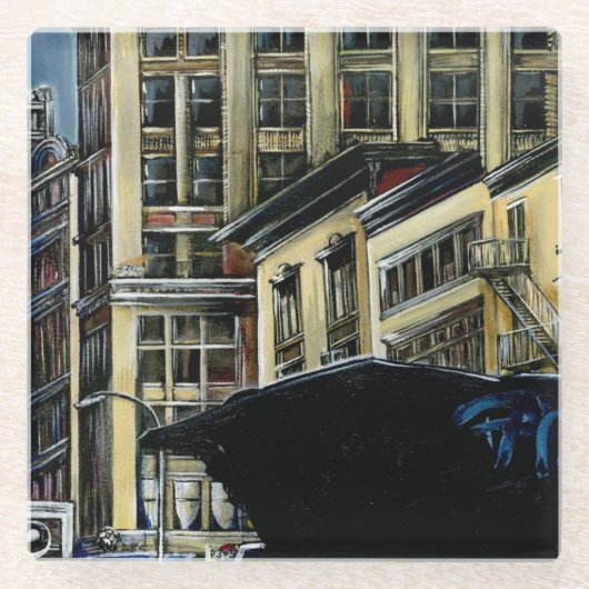 ブロードウェイ最高のズ、ニューヨーク市 ガラスコースター (正面)