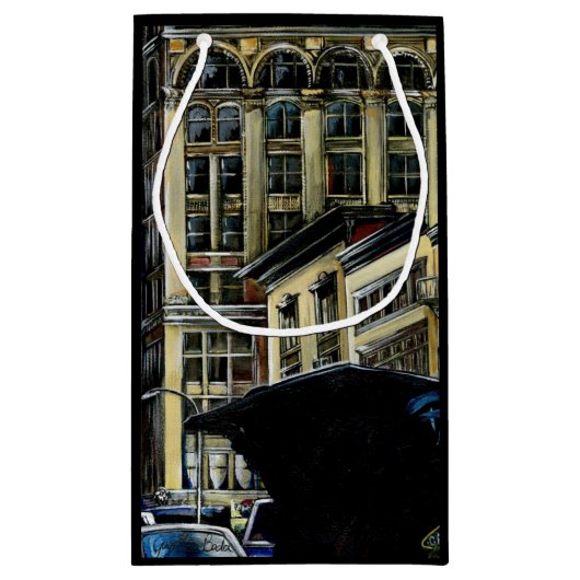 ブロードウェイ最高のズ、ニューヨーク市 スモールペーパーバッグ (裏面)