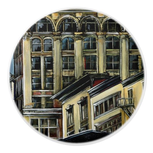 ブロードウェイ最高のズ、ニューヨーク市 セラミックノブ (正面)