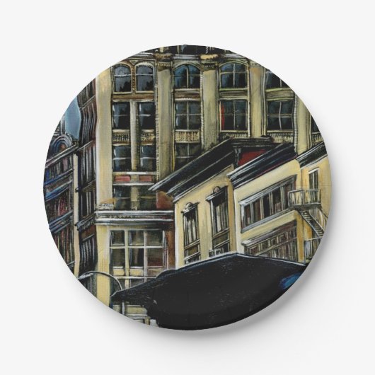 ブロードウェイ最高のズ、ニューヨーク市 ペーパープレート (正面)