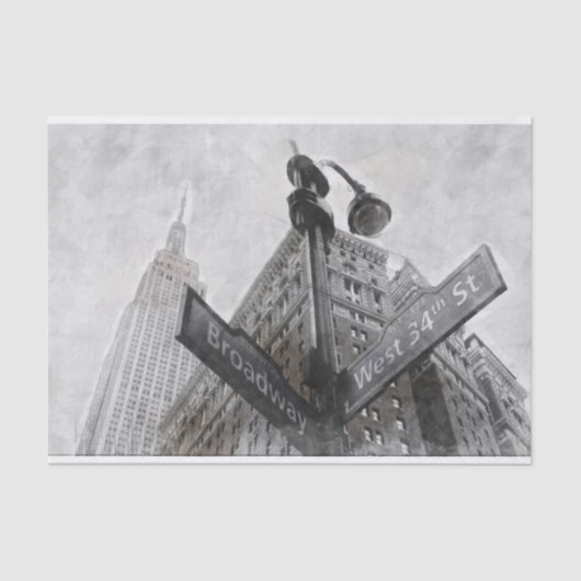 ブロードウェイ角 薄葉紙 (正面)