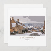 ブロードウェイ鉄道ポスター シーズンカード (正面/裏面)