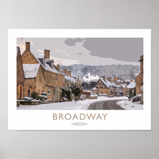 ブロードウェイ鉄道ポスター ポスター (正面)
