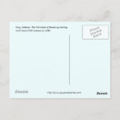 ブロードウェイ1930ゲイリー、インディアナ ポストカード (裏面)