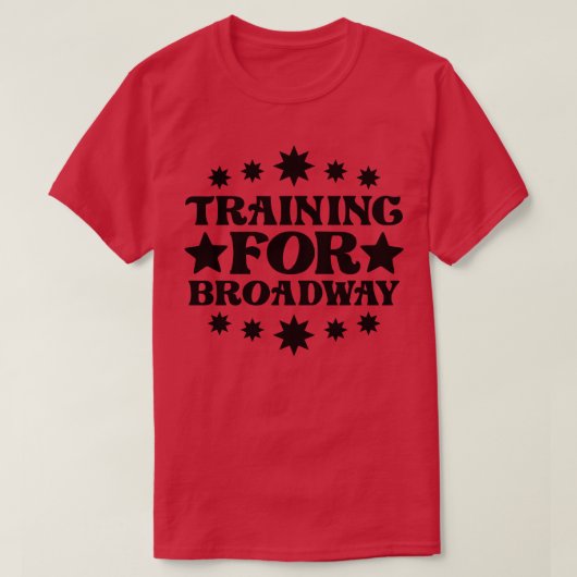 ブロードウェイ3の訓練 Tシャツ (デザイン正面)
