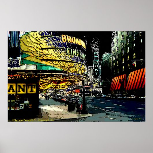 ブロードウェイ – ポスター (正面)