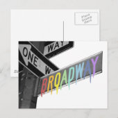 ブロードウェイ ポストカード (正面/裏面)