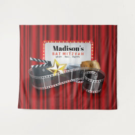 ブロードウェイ・マーチェ・バット・ミッツヴァ・フォト・ブース・バックドロップ タペストリー