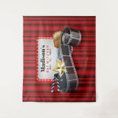 ブロードウェイ・マーチェ・バット・ミッツヴァ・フォト・ブース・バックドロップ タペストリー (正面)