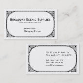 ブロードウェイ 名刺 (正面/裏面)