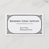 ブロードウェイ 名刺 (正面)
