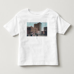 ブロードウェイ、第14 St、サンパブロAve Junctioの眺め トドラーTシャツ