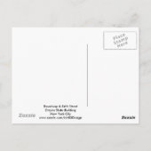 ブロードウェイ&34th – エンパイアステートビル – ニューヨーク ポストカード (裏面)