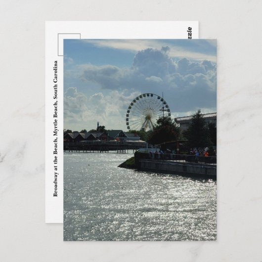ブロードウェイatビーチ、マートルビーチ、SC ポストカード (正面/裏面)