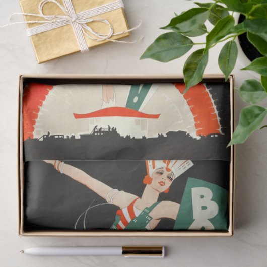 ブロードウェイNYCギャツビー素晴らしアートアートワーク 薄葉紙 (ギフト)