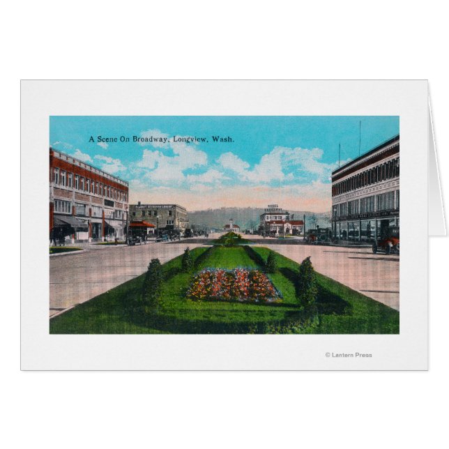 ブロードウェイSceneLongview、WA (正面横)