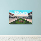 ブロードウェイSceneLongview、WA キャンバスプリント (インサイチュ (ウッドフロア))