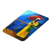 ブロードウォーク2008の緑の格子縞 マグネット (左側)