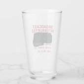 ブロードキャストの中断 – シグナル失ったグリッチコアTee タンブラーグラス (裏面)