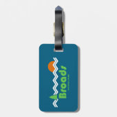 ブロードスナショナルパークレトロ ラゲッジタグ (裏面縦)