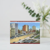 ブロードセントニューアークNJヴィンテージ ポストカード (スタンド正面)