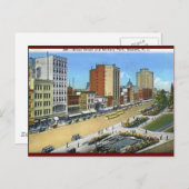 ブロードセントニューアークNJヴィンテージ ポストカード (正面/裏面)