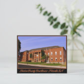 ブロードソー郡裁判所 - テネシー州パイクビル ポストカード (スタンド正面)