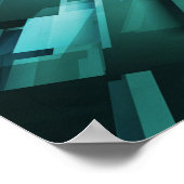 ブロードバンドくもの巣ダウンロードのインターネットスピード ポスター (角)