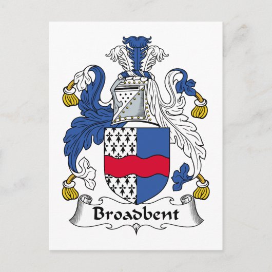 ブロードベント家紋 ポストカード (正面)