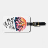 ブロードホライゾン – シックモダン鮮やか ラゲッジタグ (正面横)