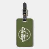 ブロードリバーノースカロライナ州サウスカヤック ラゲッジタグ (正面縦)