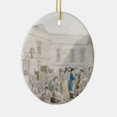 ブローニュの税関(w/cペンおよびgrと セラミックオーナメント (右)