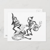 ブローニーが手を震わせる ポストカード (正面/裏面)