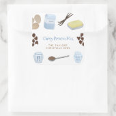 ブローニーは瓶の贈り物やパーティーの好意でミックス スクエアシール (バッグ)