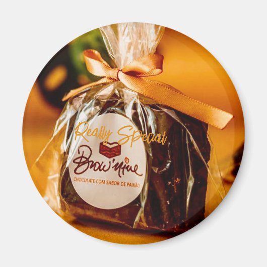 ブローニー丸磁石 マグネット (正面)