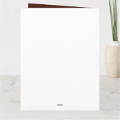 ブローニー熱狂するミルクシェイク誕生日用ミルクシェイク カード (裏面)