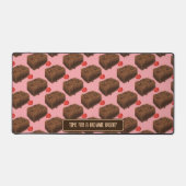 ブローニー・ブレイク?コーヒおもしろいーブレイクトリート – カスタム デスクマット (正面)